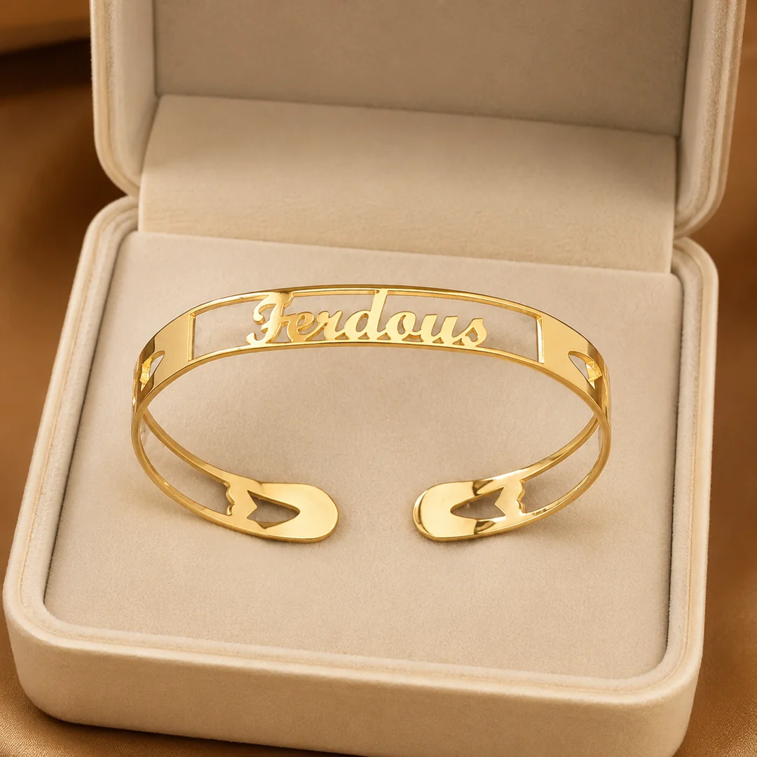 Box Style Name Kada in premium gift box – personalized jewellery