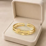 Name With Heart Kada in premium gift box – personalized jewellery