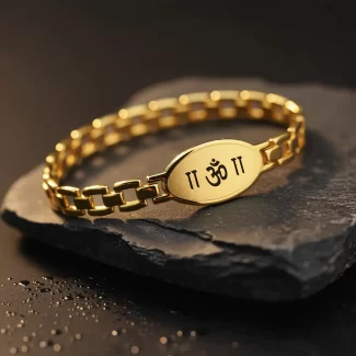 Om Bracelet For Men premium hero view