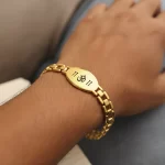 Om Bracelet For Men wearable lifestyle view