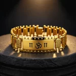 Om Bracelet Kada for Men premium hero view