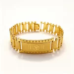 Om Bracelet Kada for Men on clean white background
