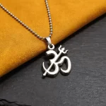 Om Trishul Pendant angled product view