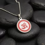 Red Om Pendant premium hero view
