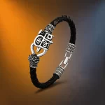 Shiv Rudraksha Trishul Kada angled product view