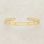 Simple Name Kada flat lay product view – personalized jewellery