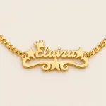 Star Name Bracelet macro close-up – personalized jewellery
