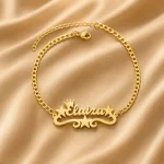 Star Name Bracelet on luxury satin – personalized jewellery